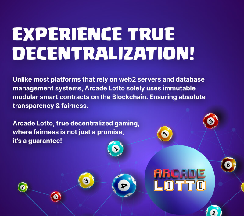 Arcade Lotto Decentralization